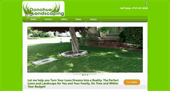 Desktop Screenshot of donohuelandscaping.com